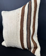 Turkish Hemp Pillow Cushion Natural Beige Brown Pillow Cushion Cover 20x20 #30565