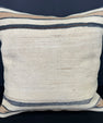 Turkish Hemp Pillow Cushion Natural Beige Black Pillow Cushion Cover 20x20 #30576