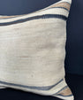 Turkish Hemp Pillow Cushion Natural Beige Black Pillow Cushion Cover 20x20 #30576