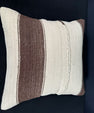 Turkish Hemp Pillow Cushion Natural Beige Brown Pillow Cushion Cover 20x20 #30554