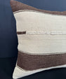 Turkish Hemp Pillow Cushion Natural Beige Brown Pillow Cushion Cover 20x20 #30554