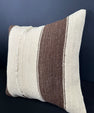 Turkish Hemp Pillow Cushion Natural Beige Brown Pillow Cushion Cover 20x20 #30554