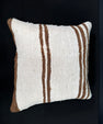 Turkish Hemp Pillow Cushion Natural Beige Brown Pillow Cushion Cover 20x20 #30553