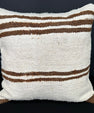 Turkish Hemp Pillow Cushion Natural Beige Brown Pillow Cushion Cover 20x20 #30553