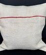 Turkish Hemp Pillow Cushion Natural Beige Red Pillow Cushion Cover 20x20 #30578