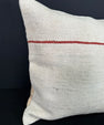 Turkish Hemp Pillow Cushion Natural Beige Red Pillow Cushion Cover 20x20 #30578