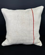Turkish Hemp Pillow Cushion Natural Beige Red Pillow Cushion Cover 20x20 #30578