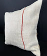 Turkish Hemp Pillow Cushion Natural Beige Red Pillow Cushion Cover 20x20 #30578