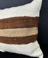 Turkish Hemp Pillow Cushion Natural Beige Brown Pillow Cushion Cover 20x20 #30559