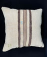 Turkish Hemp Pillow Cushion Natural Beige Brown Pillow Cushion Cover 20x20 #30579