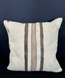 Turkish Hemp Pillow Cushion Natural Beige Brown Pillow Cushion Cover 20x20 #30579