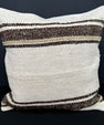Turkish Hemp Pillow Cushion Natural Beige Brown Pillow Cushion Cover 20x20 #30558