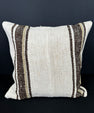 Turkish Hemp Pillow Cushion Natural Beige Brown Pillow Cushion Cover 20x20 #30558