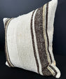 Turkish Hemp Pillow Cushion Natural Beige Brown Pillow Cushion Cover 20x20 #30558