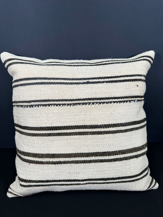 Turkish Hemp Pillow Cushion Natural Beige Brown Pillow Cushion Cover 20x20 #30573