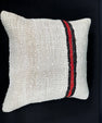 Turkish Hemp Pillow Cushion Natural Beige Black Pillow Cushion Cover 20x20 #30552