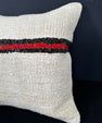 Turkish Hemp Pillow Cushion Natural Beige Black Pillow Cushion Cover 20x20 #30552