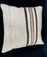 Turkish Hemp Pillow Cushion Natural Beige Brown Pillow Cushion Cover 20x20 #30538