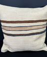 Turkish Hemp Pillow Cushion Natural Beige Brown Pillow Cushion Cover 20x20 #30538