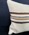 Turkish Hemp Pillow Cushion Natural Beige Brown Pillow Cushion Cover 20x20 #30538