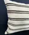 Turkish Hemp Pillow Cushion Natural Beige Black Pillow Cushion Cover 20x20 #30571