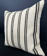 Turkish Hemp Pillow Cushion Natural Beige Black Pillow Cushion Cover 20x20 #30571