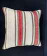 Turkish Hemp Pillow Cushion Natural Beige Red Pillow Cushion Cover 20x20 #30539