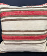 Turkish Hemp Pillow Cushion Natural Beige Red Pillow Cushion Cover 20x20 #30539