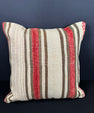 Turkish Hemp Pillow Cushion Natural Beige Red Pillow Cushion Cover 20x20 #30539