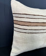 Turkish Hemp Pillow Cushion Natural Beige Brown Pillow Cushion Cover 20x20 #30621