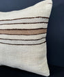 Turkish Hemp Pillow Cushion Natural Beige Brown Pillow Cushion Cover 20x20 #30621