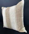 Turkish Hemp Pillow Cushion Natural Beige Brown Pillow Cushion Cover 20x20 #30532