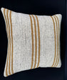 Turkish Hemp Pillow Cushion Natural Beige Yellow Pillow Cushion Cover 20x20 #30620
