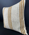 Turkish Hemp Pillow Cushion Natural Beige Yellow Pillow Cushion Cover 20x20 #30620