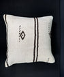 Turkish Hemp Pillow Cushion Natural Beige Black Pillow Cushion Cover 20x20 #30619