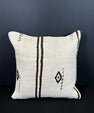 Turkish Hemp Pillow Cushion Natural Beige Black Pillow Cushion Cover 20x20 #30619