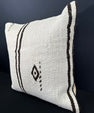 Turkish Hemp Pillow Cushion Natural Beige Black Pillow Cushion Cover 20x20 #30619