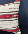 Turkish Hemp Pillow Cushion Natural Beige Red Pillow Cushion Cover 20x20 #30569