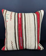 Turkish Hemp Pillow Cushion Natural Beige Red Pillow Cushion Cover 20x20 #30569