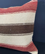 Turkish Hemp Pillow Cushion Natural Beige Red Pillow Cushion Cover 20x20 #30551