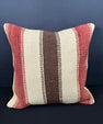 Turkish Hemp Pillow Cushion Natural Beige Red Pillow Cushion Cover 20x20 #30551