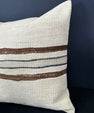Turkish Hemp Pillow Cushion Natural Beige Brown Pillow Cushion Cover 20x20 #30634