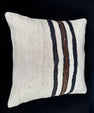 Turkish Hemp Pillow Cushion Natural Beige Black Pillow Cushion Cover 20x20 #30617