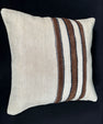Turkish Hemp Pillow Cushion Natural Beige Brown Pillow Cushion Cover 20x20 #30615
