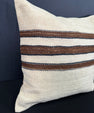 Turkish Hemp Pillow Cushion Natural Beige Brown Pillow Cushion Cover 20x20 #30615