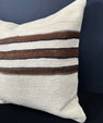 Turkish Hemp Pillow Cushion Natural Beige Brown Pillow Cushion Cover 20x20 #30615