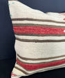 Turkish Hemp Pillow Cushion Natural Beige Red Pillow Cushion Cover 20x20 #30614