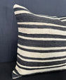 Turkish Hemp Pillow Cushion Natural Beige Black Cushion Cover 20x20 #30536