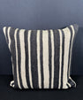 Turkish Hemp Pillow Cushion Natural Beige Black Cushion Cover 20x20 #30536
