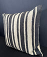 Turkish Hemp Pillow Cushion Natural Beige Black Cushion Cover 20x20 #30536